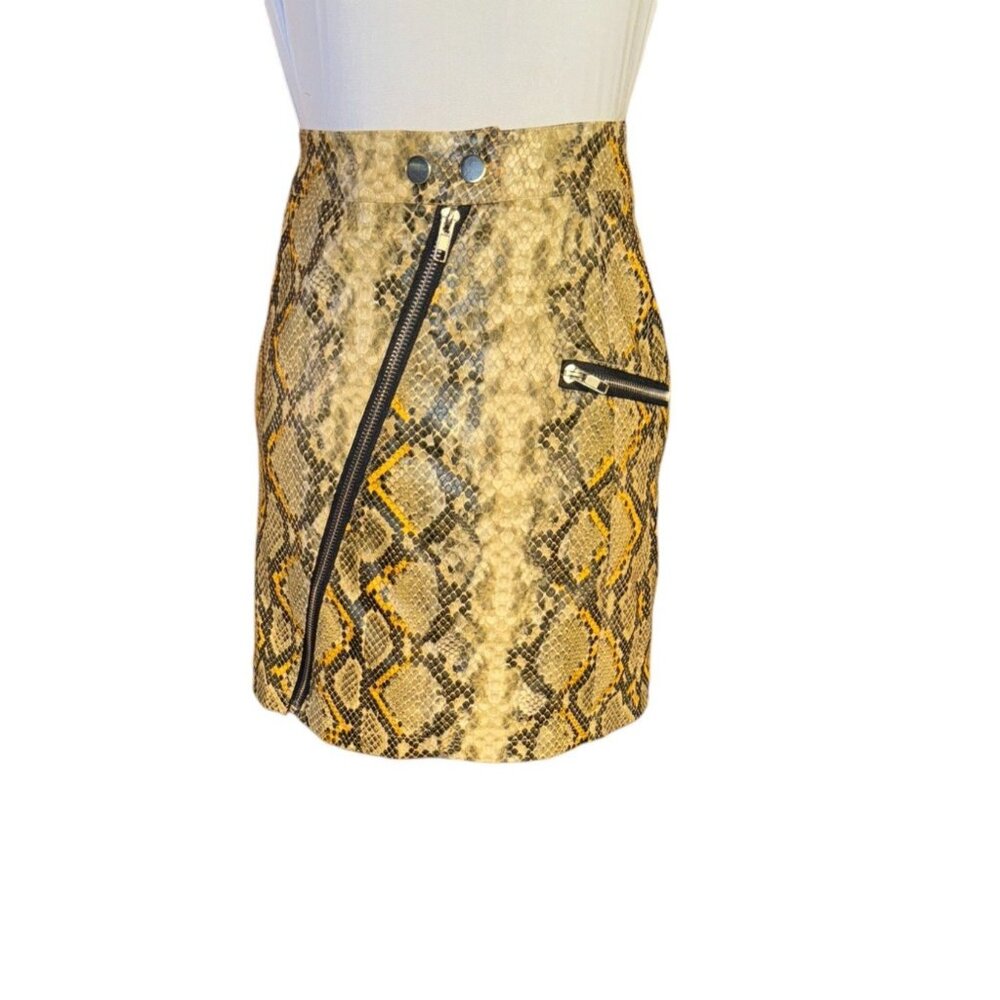 Fashion Nova Slither Over Here Snake Print Skirt Women Size XL - Picture 1 of 8